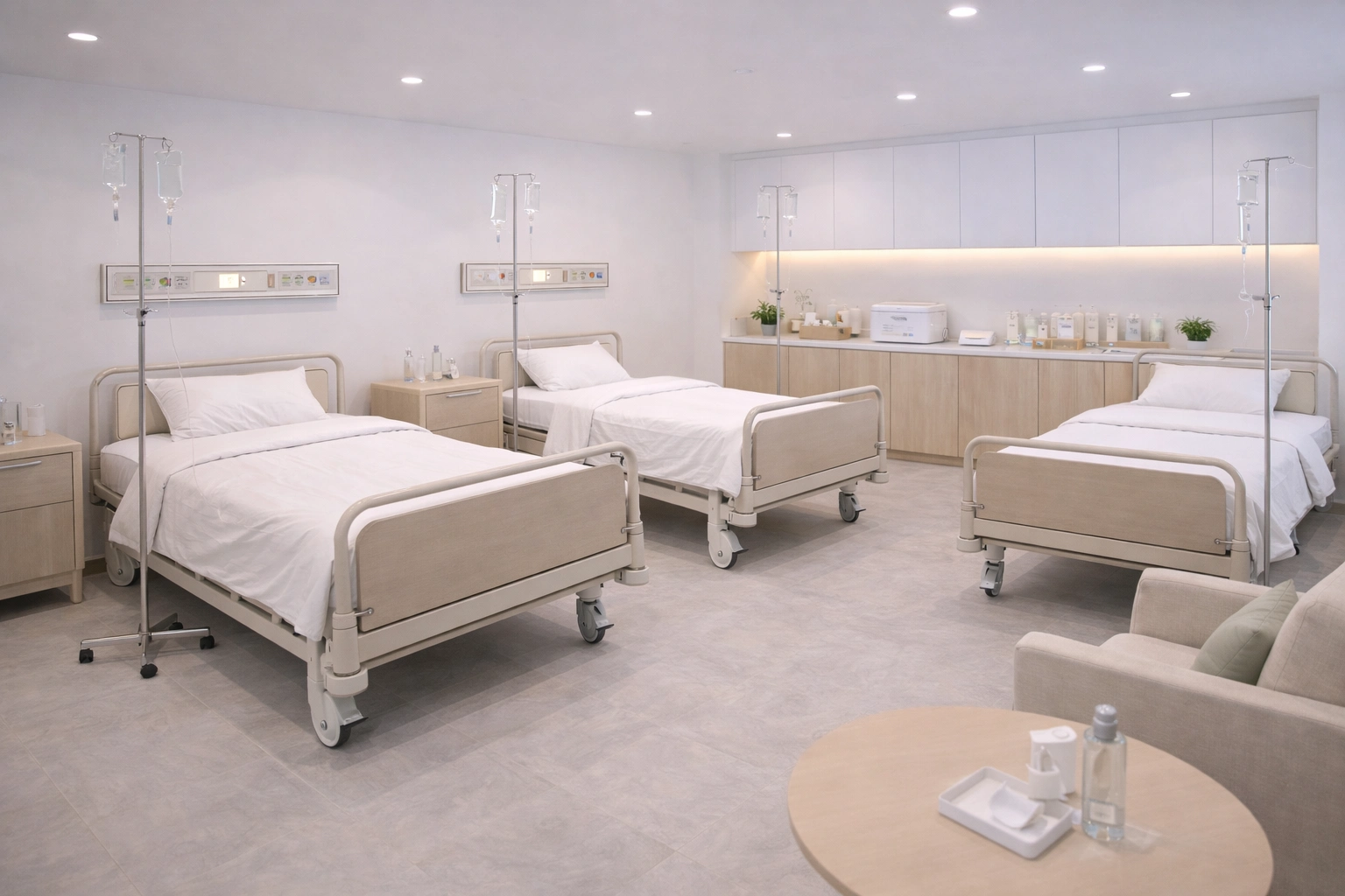 палата на троих человек